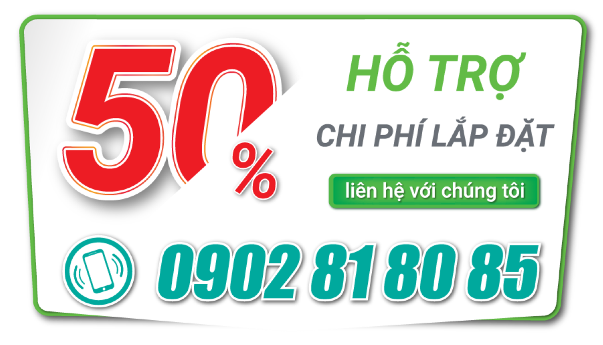 Hỗ trợ 50% chi phí lắp đặt Hệ Thống Thông Gió Làm Mát