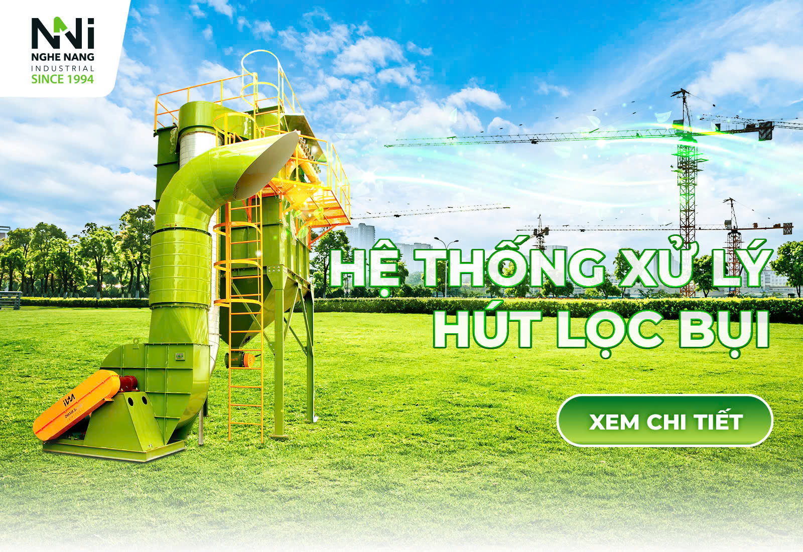Thi Công Hệ Thống Xử Lý Khí Thải, Khói Thải, Hút Lọc Bụi Công Nghiệp