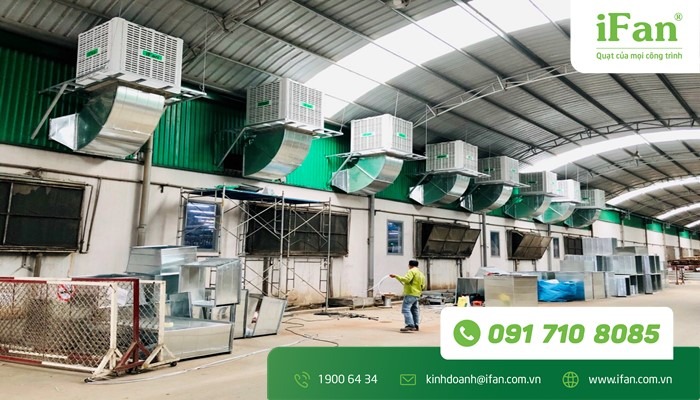 Ứng dụng hệ thống làm mát nhà xưởng bằng hơi nước trong ngành dệt may