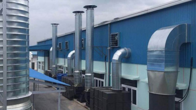 Thi công hệ thống xử lý bụi Holinam