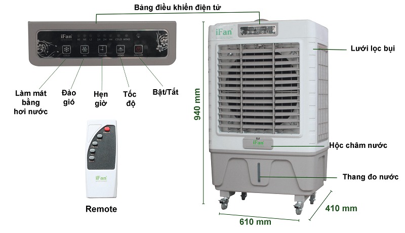 Ứng dụng máy làm mát dân dụng trong gia đình Việt