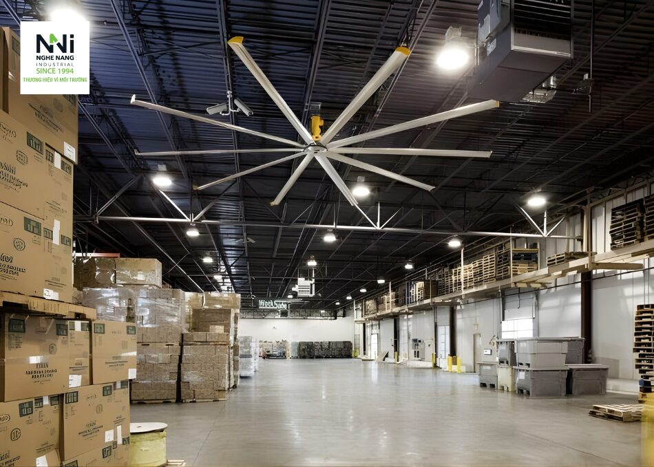 quạt trần công nghiệp công suất lớn