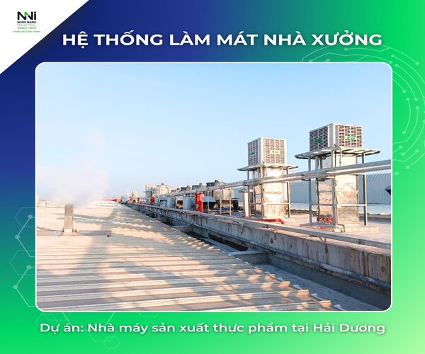 hệ thống làm mát nhà xưởng Hải Dương
