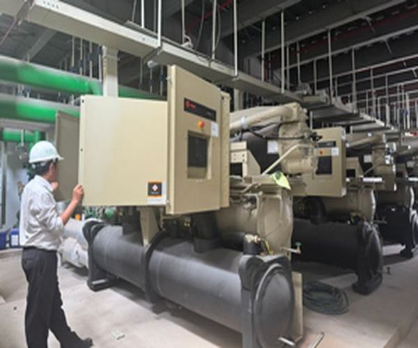 lắp đặt hệ thống water chiller